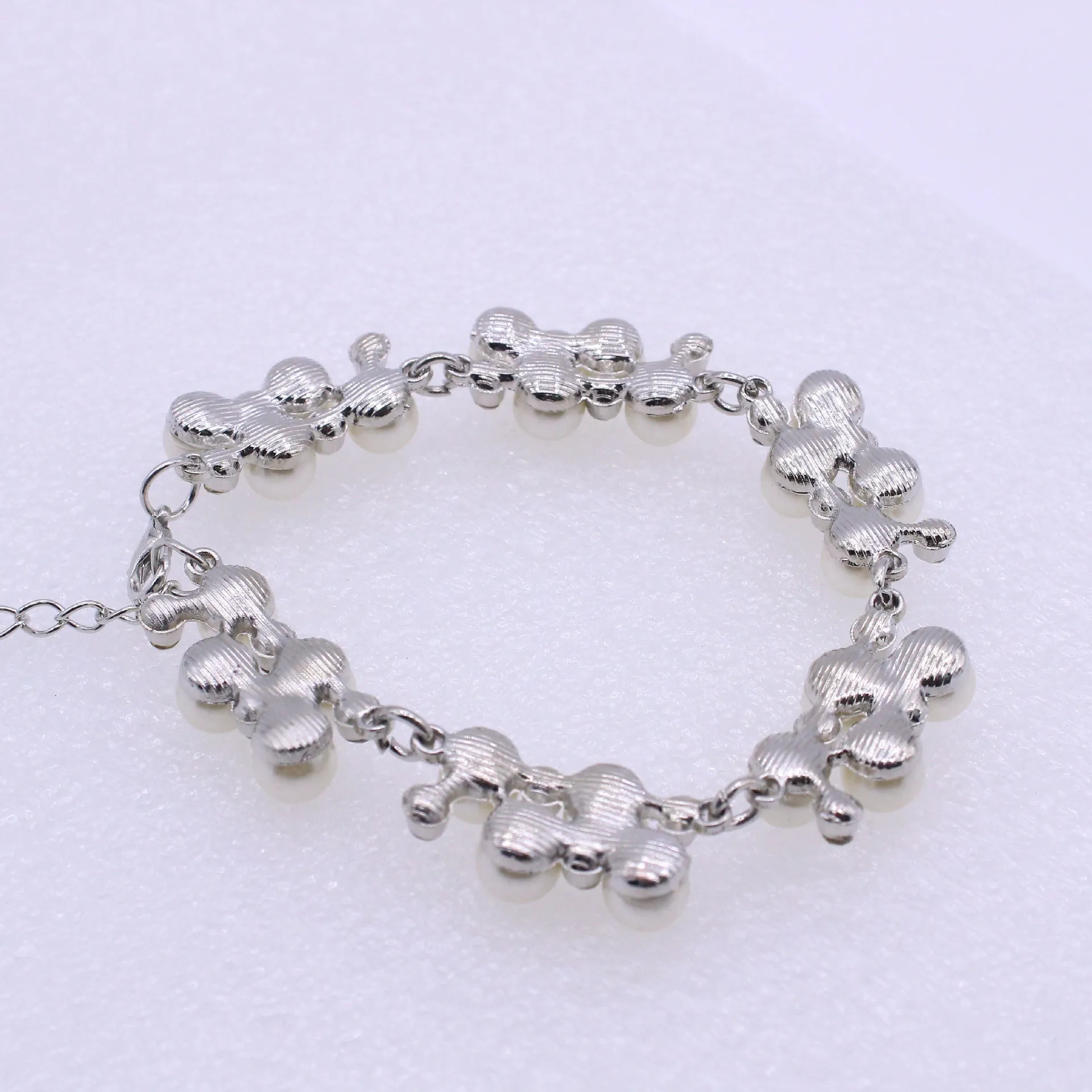 Pearl And Diamond Bracelet