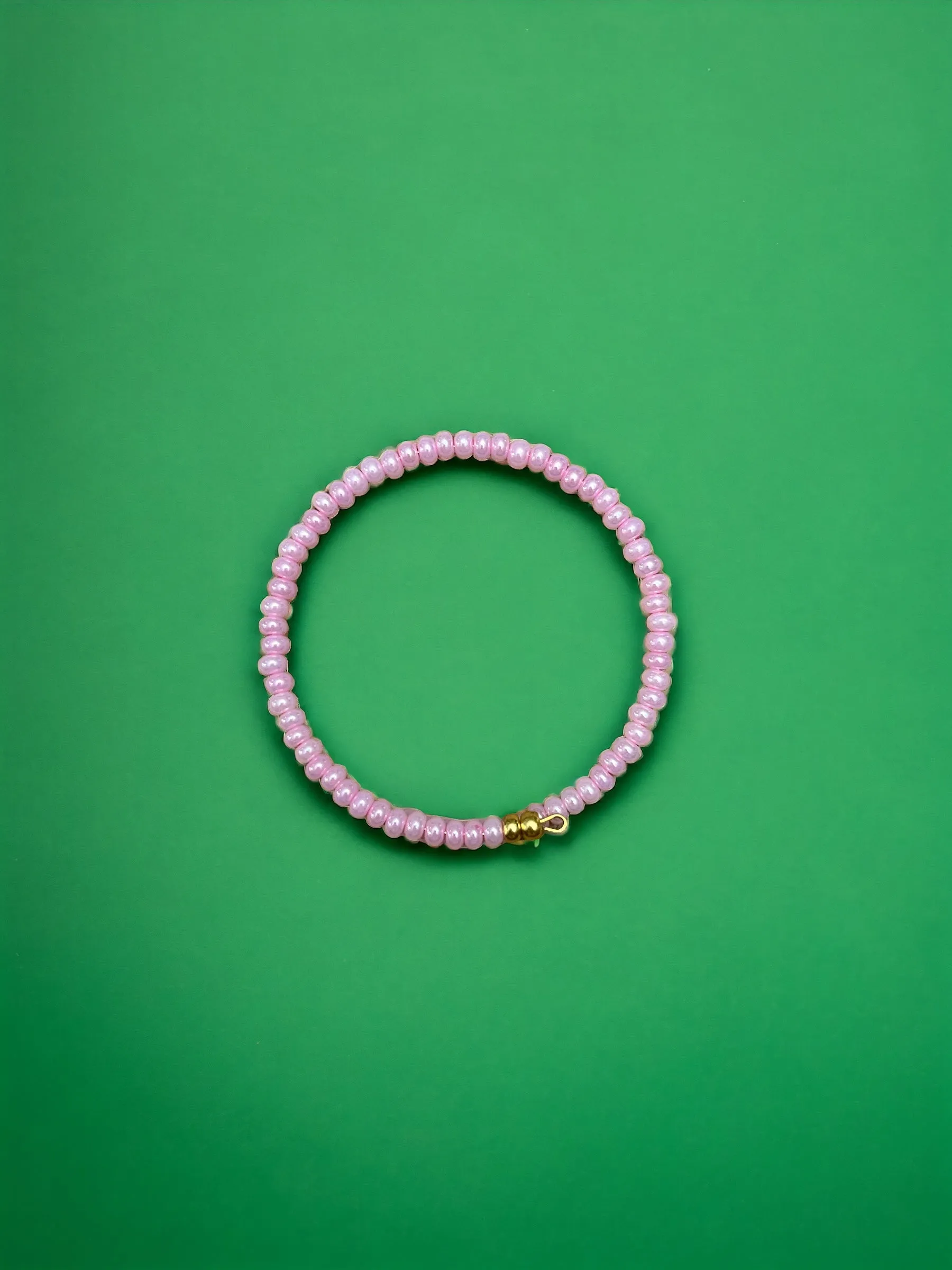 Pink Pearl Beaded Bracelet