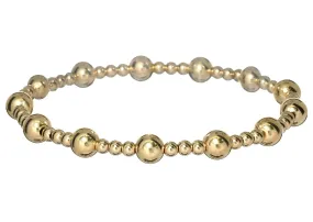 "JASMINE" 14k gold-filled beaded bracelet