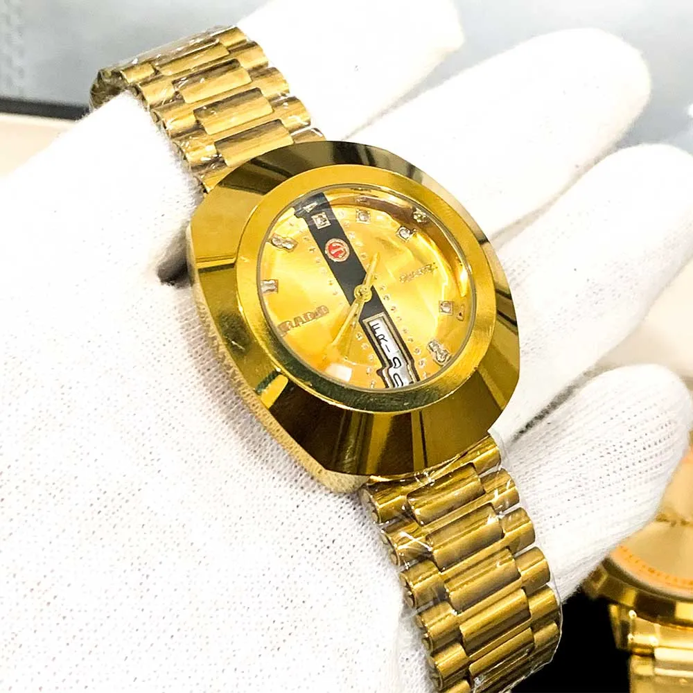 RADO Di-Star Metal Golden Watch for Men
