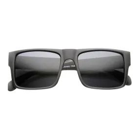 Retro Flat Top Watch Link Temple Aviator Sunglasses 9649