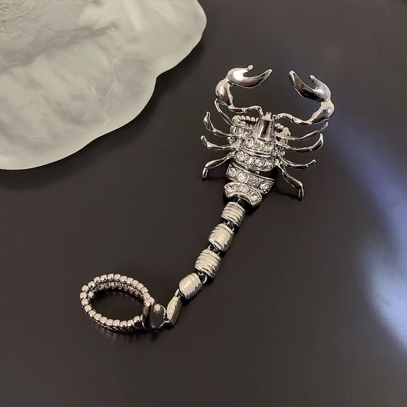 Scorpion Alloy Silver Gold Plated Finger Ring