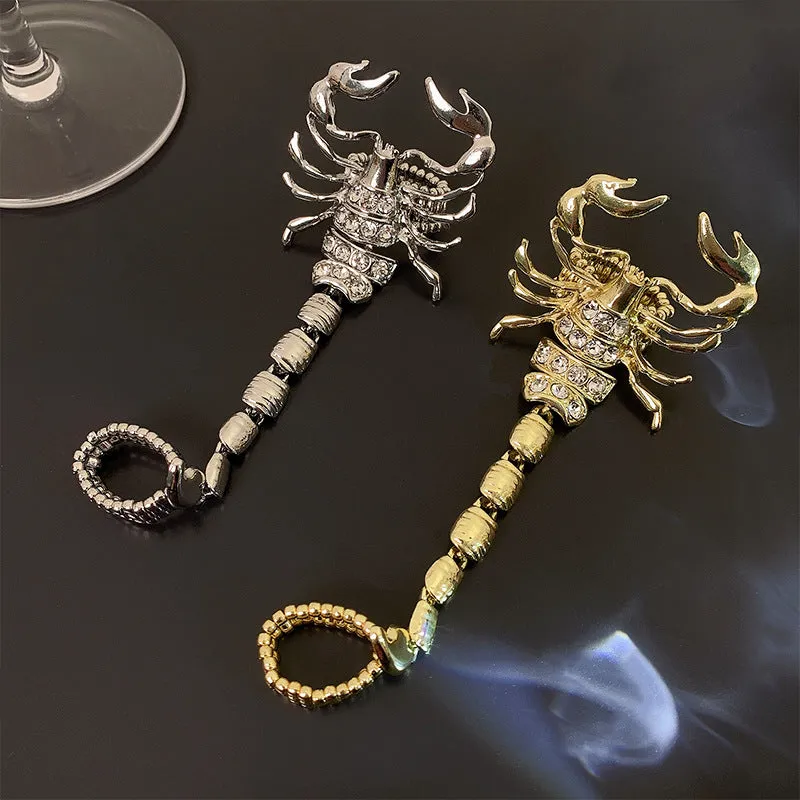 Scorpion Alloy Silver Gold Plated Finger Ring