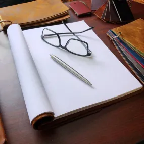 Slim Cut - Blank Linen Embossed Paper - 120.200