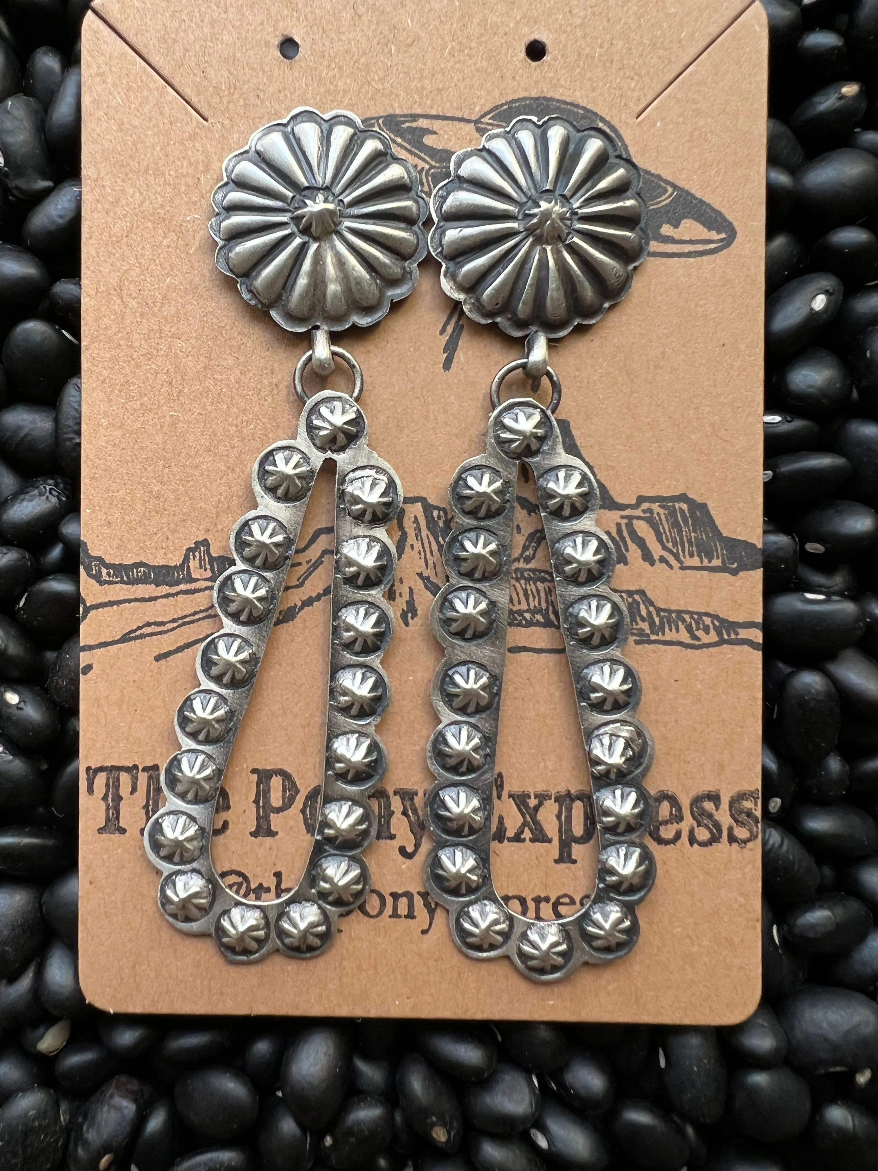 Starburst Concho Earrings