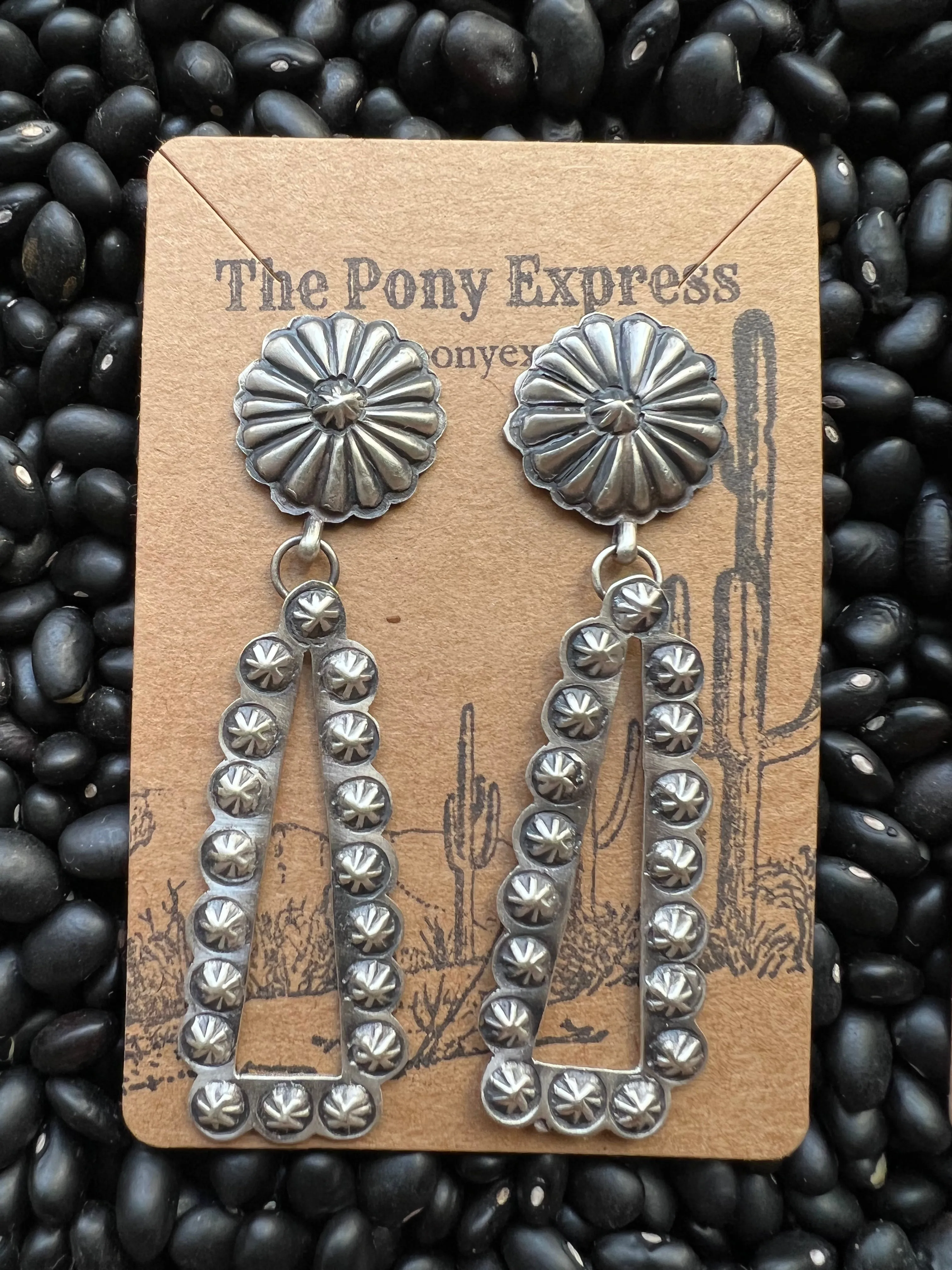 Starburst Concho Earrings