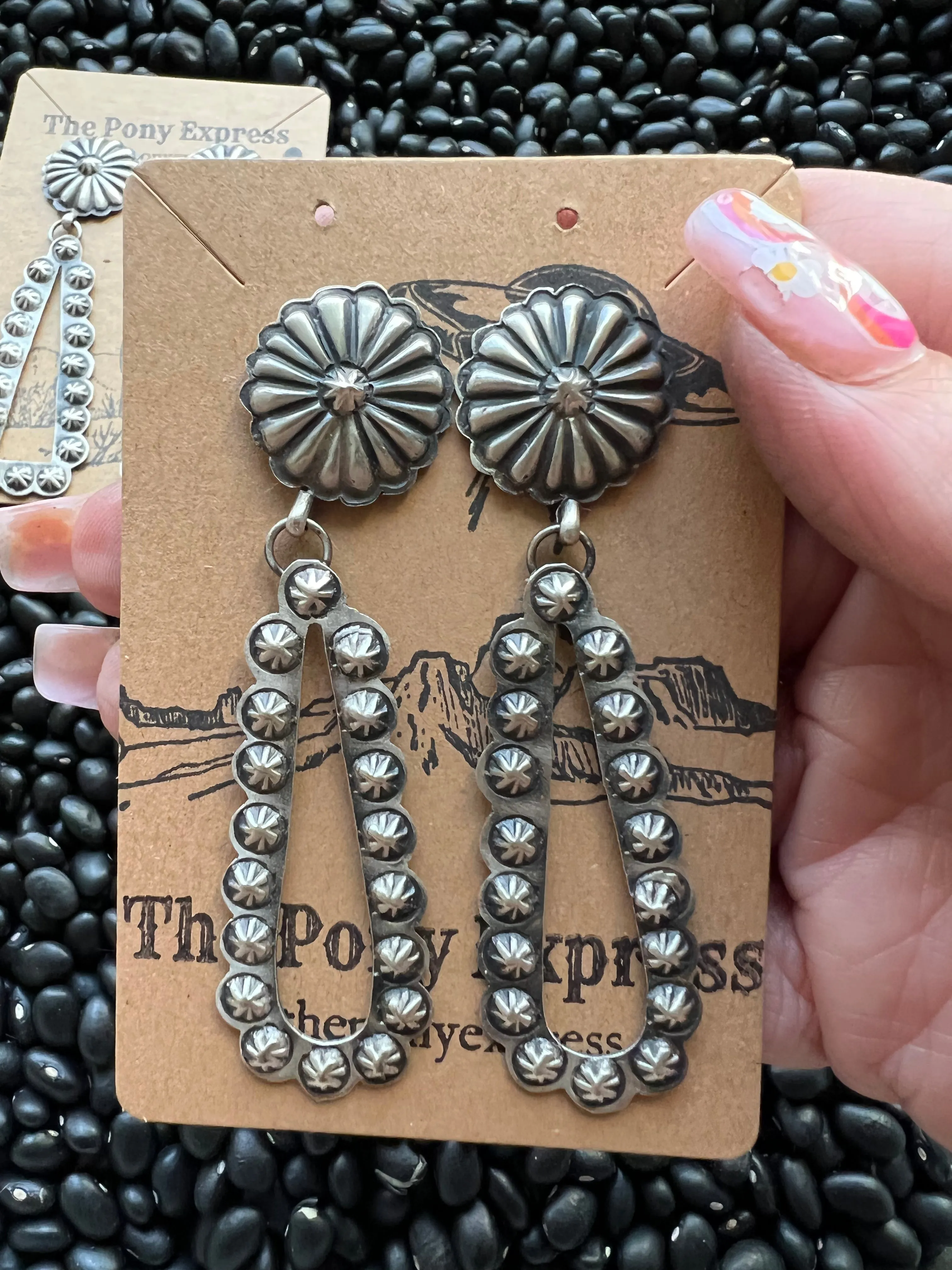 Starburst Concho Earrings