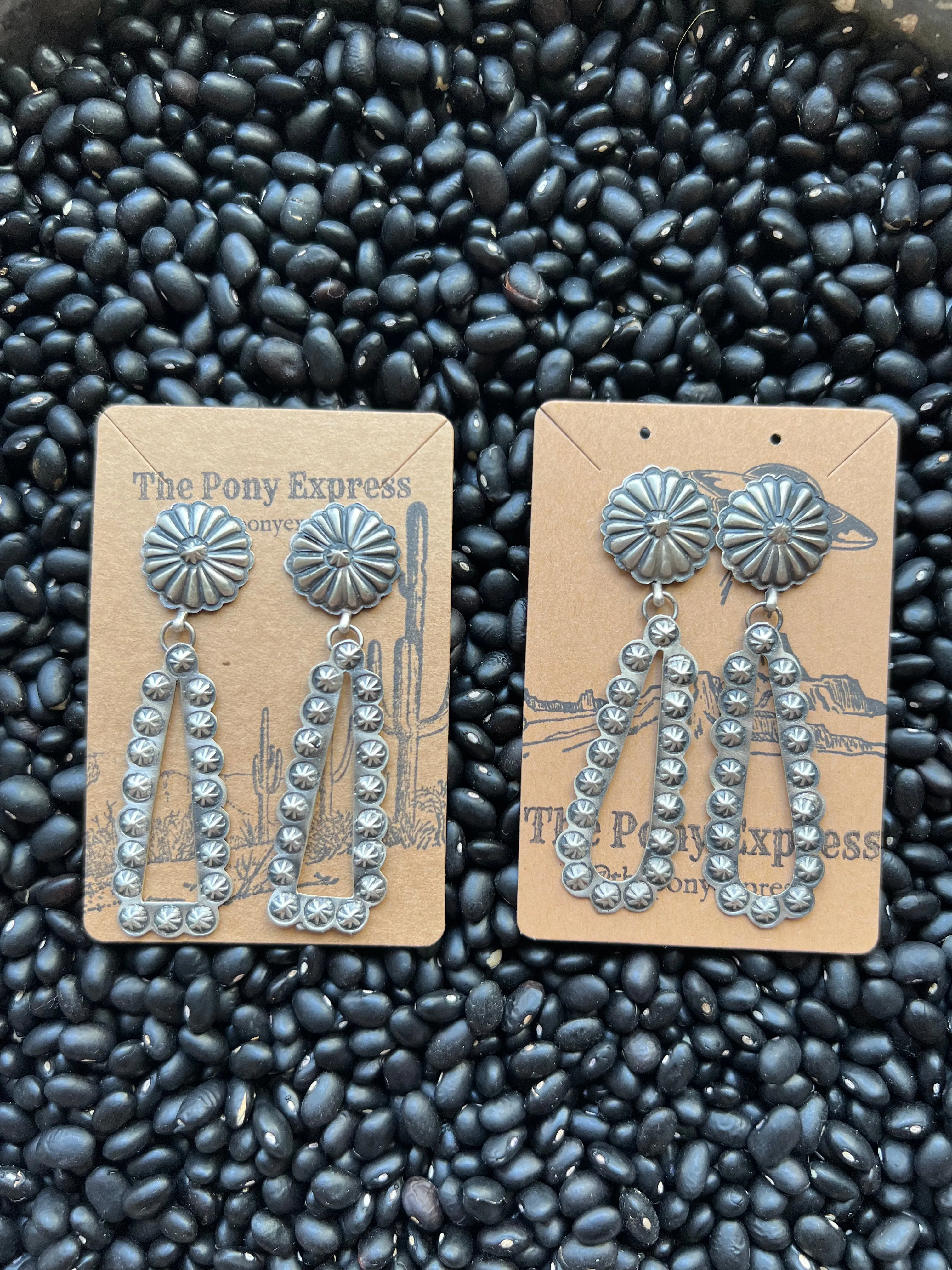 Starburst Concho Earrings
