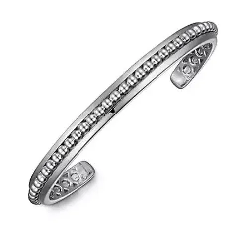 STERLING SILVER 7.25" Polished Bangle Bracelet