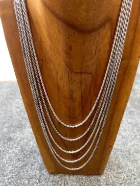 Sterling Silver Rope Chain 2.5mm