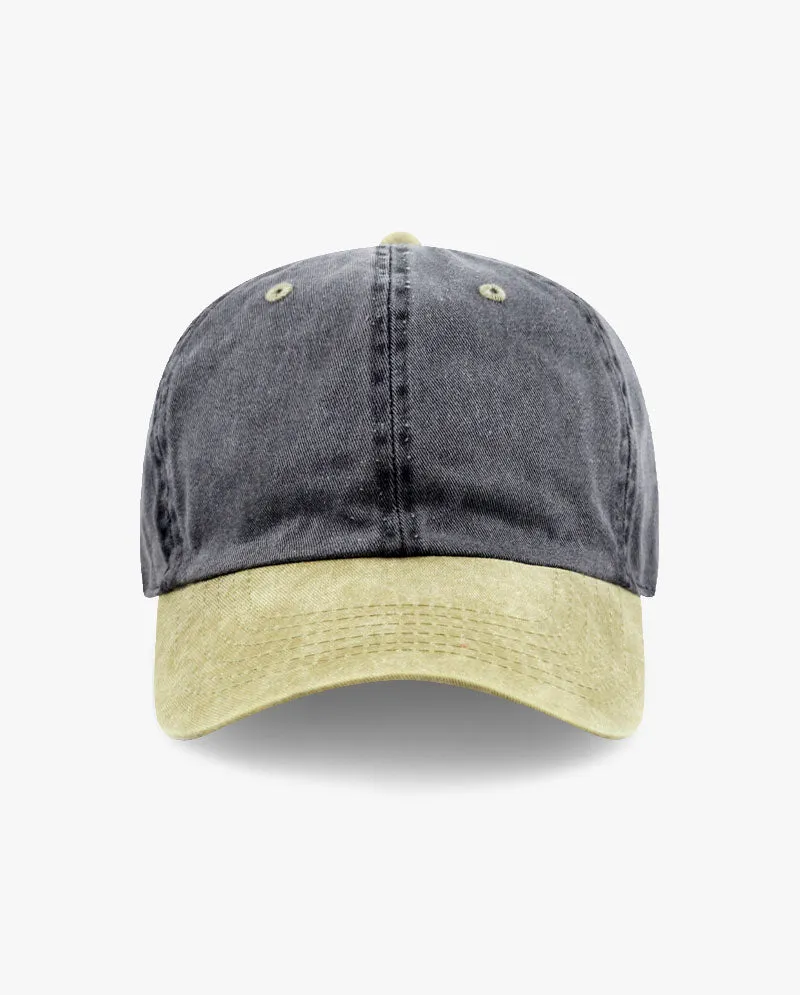 The Hat Depot - Pigment Baseball Cap_Two tone
