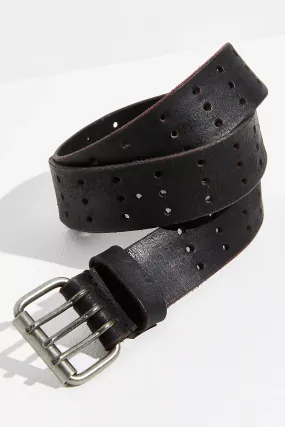 The Triple Threat Leather Belt by Free People - 2 Colours