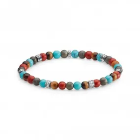 Thomas Sabo Multicolour Lucky Charm Beaded Bracelet A1925-364-7