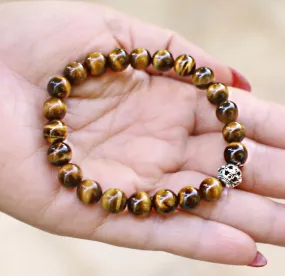 Tiger Eye Genuine Crystal Bracelet