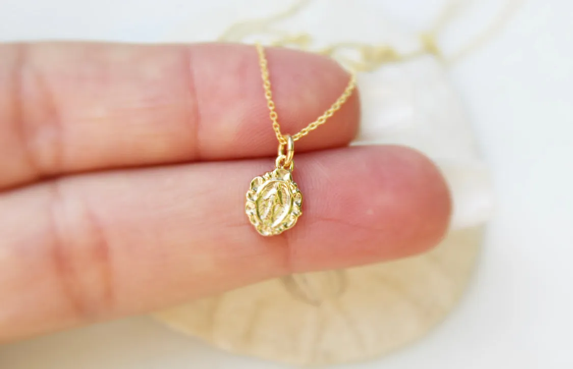 Tiny Miraculous Medal Necklace
