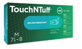 TNT Premium Nitrile Gloves, Lighly Powdered Disposable Gloves - Box