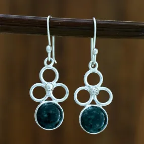 Trinity of Faith Sterling Silver Earrings