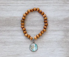 Turtle Bay Wooden Beaded Bracelet | Beach Jewelry | Handmade