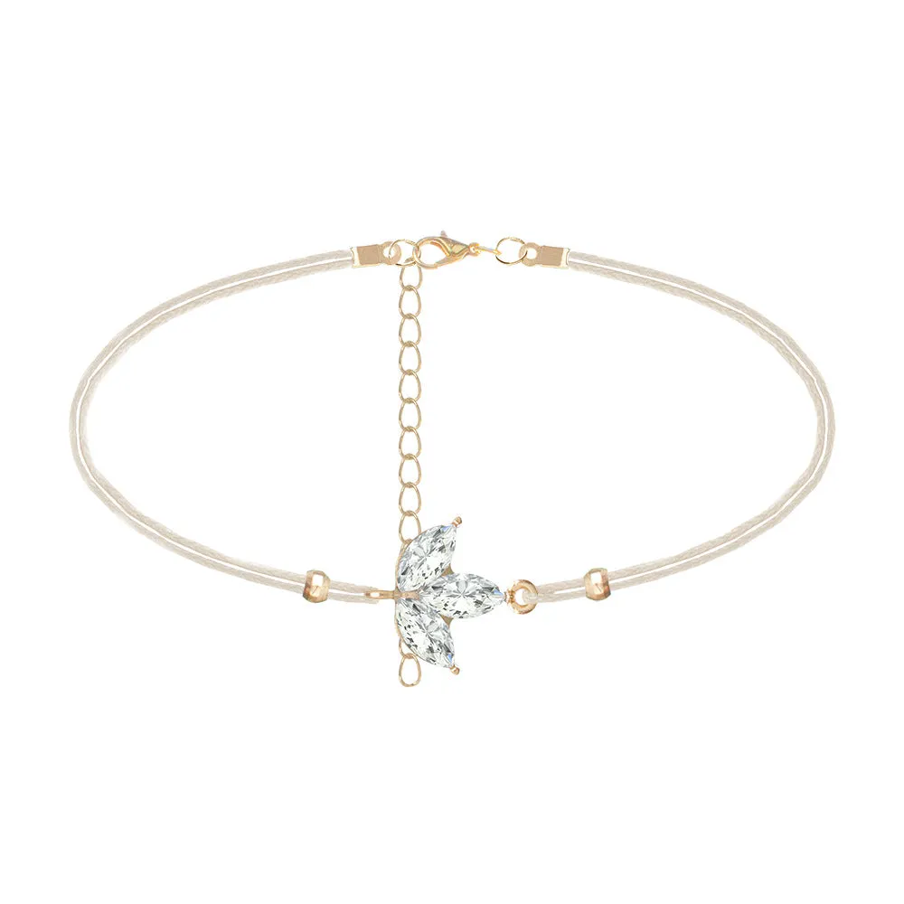Turtle Water Drop Gemstone Bracelet Set