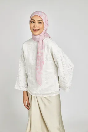 Uma Soft Pink Square Scarf