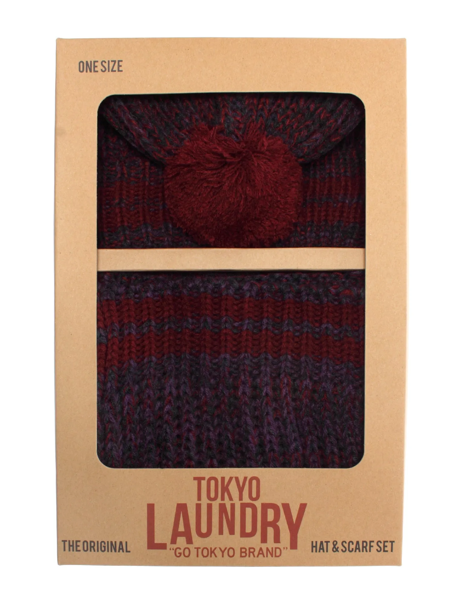 Unisex Tokyo Laundry Chamrousse Hat and Scarf Set
