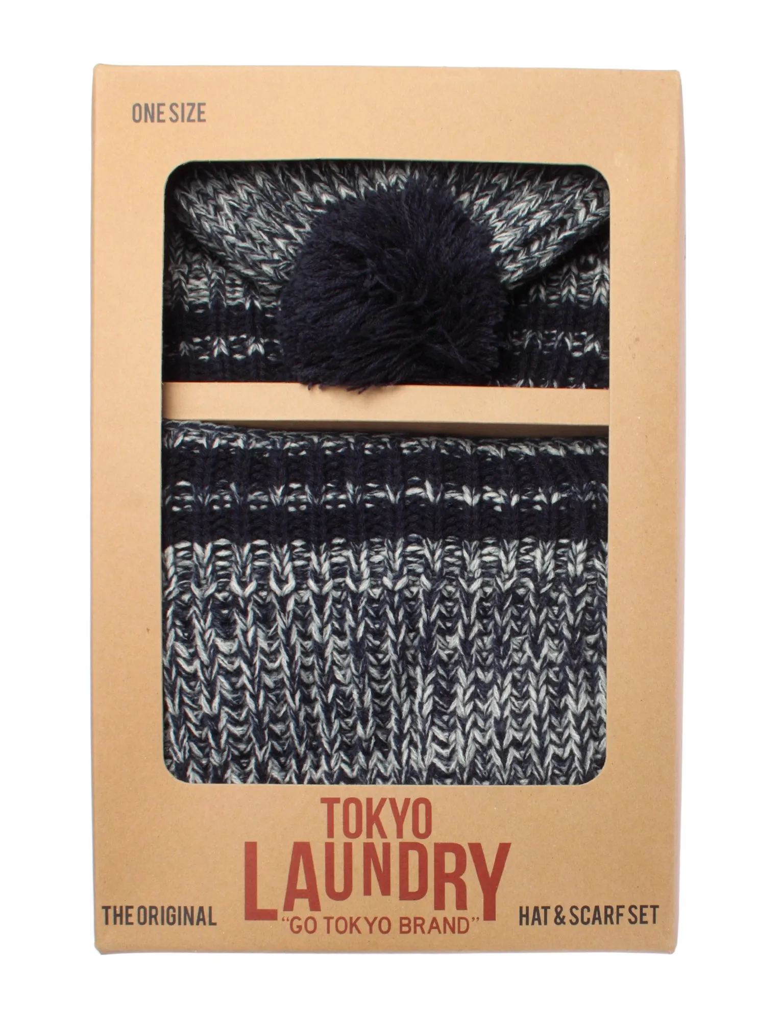 Unisex Tokyo Laundry Chamrousse Hat and Scarf Set