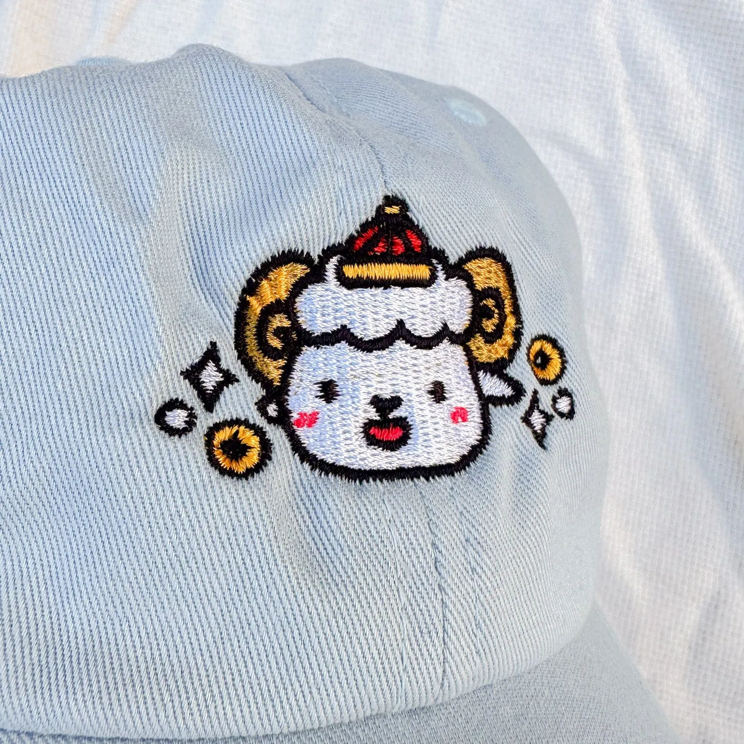 Year of the Sheep Embroidered Cap