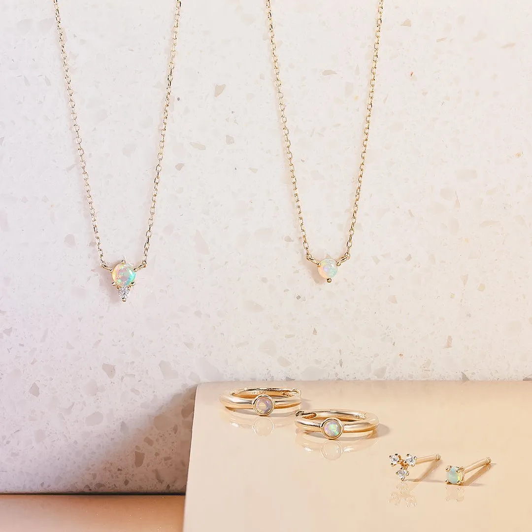 ZENA | Opal and Diamond Necklace